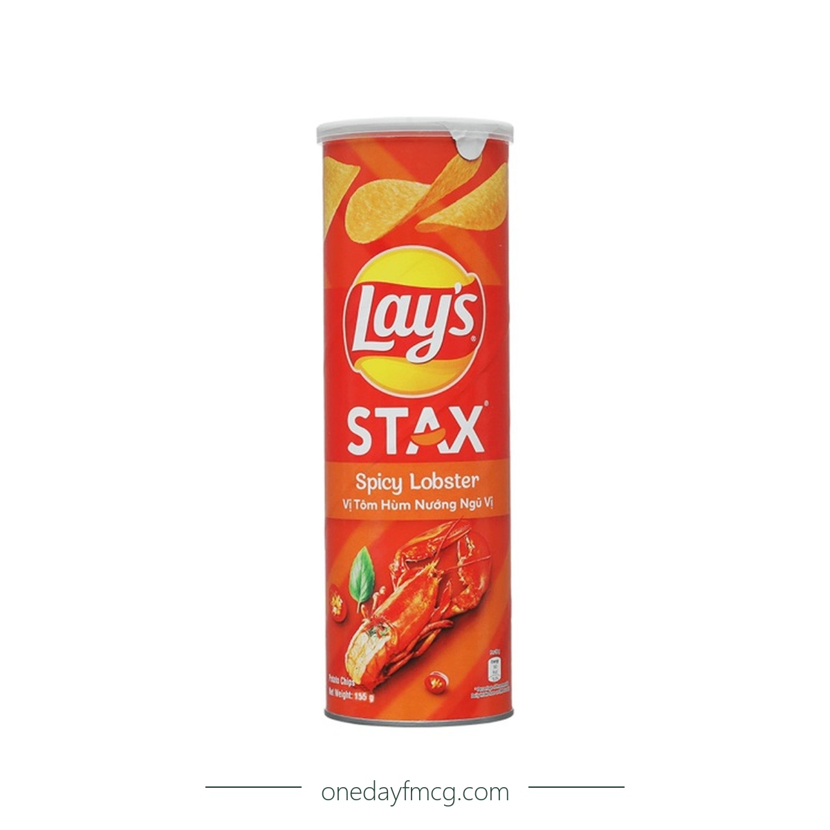 Lays Stax Grilled Lobster With Five-Spice Flavored Potato Chips 155g